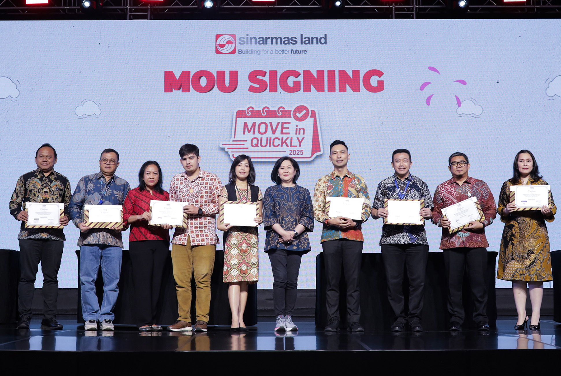 Penandatanganan MOU Program KPR CCB Indonesia dengan Sinar Mas Land